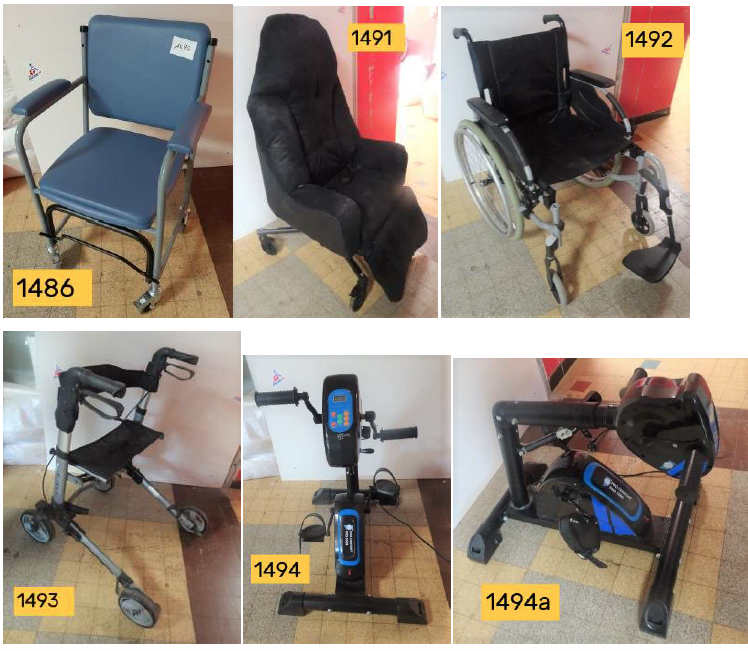 Dons de matériel médical : 505 matériels offerts...